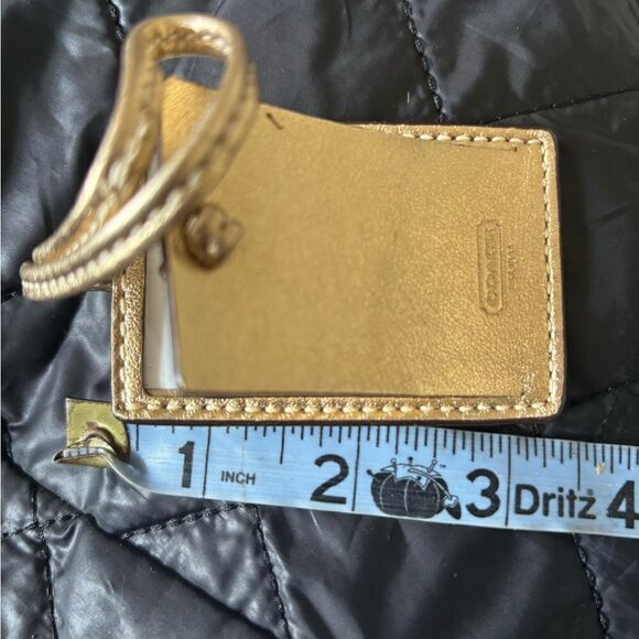 Coach Luggage Tag name tag travel baggage carry on. Luggage tickets - Picture 1 of 4